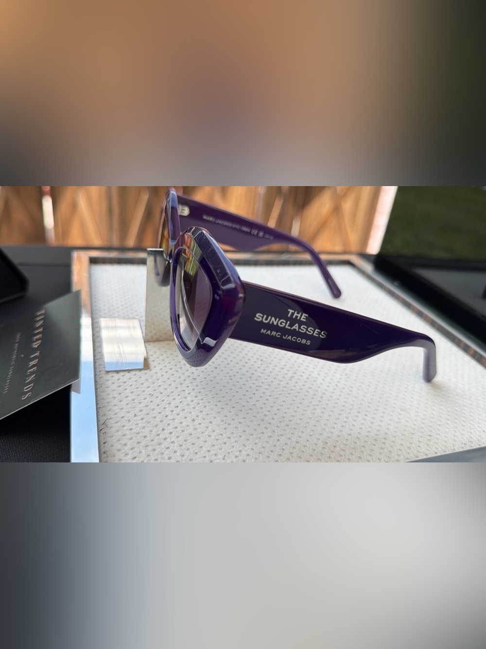 Marc Jacobs THE SUNGLASSES Authentic Sunglasses Bold Purple